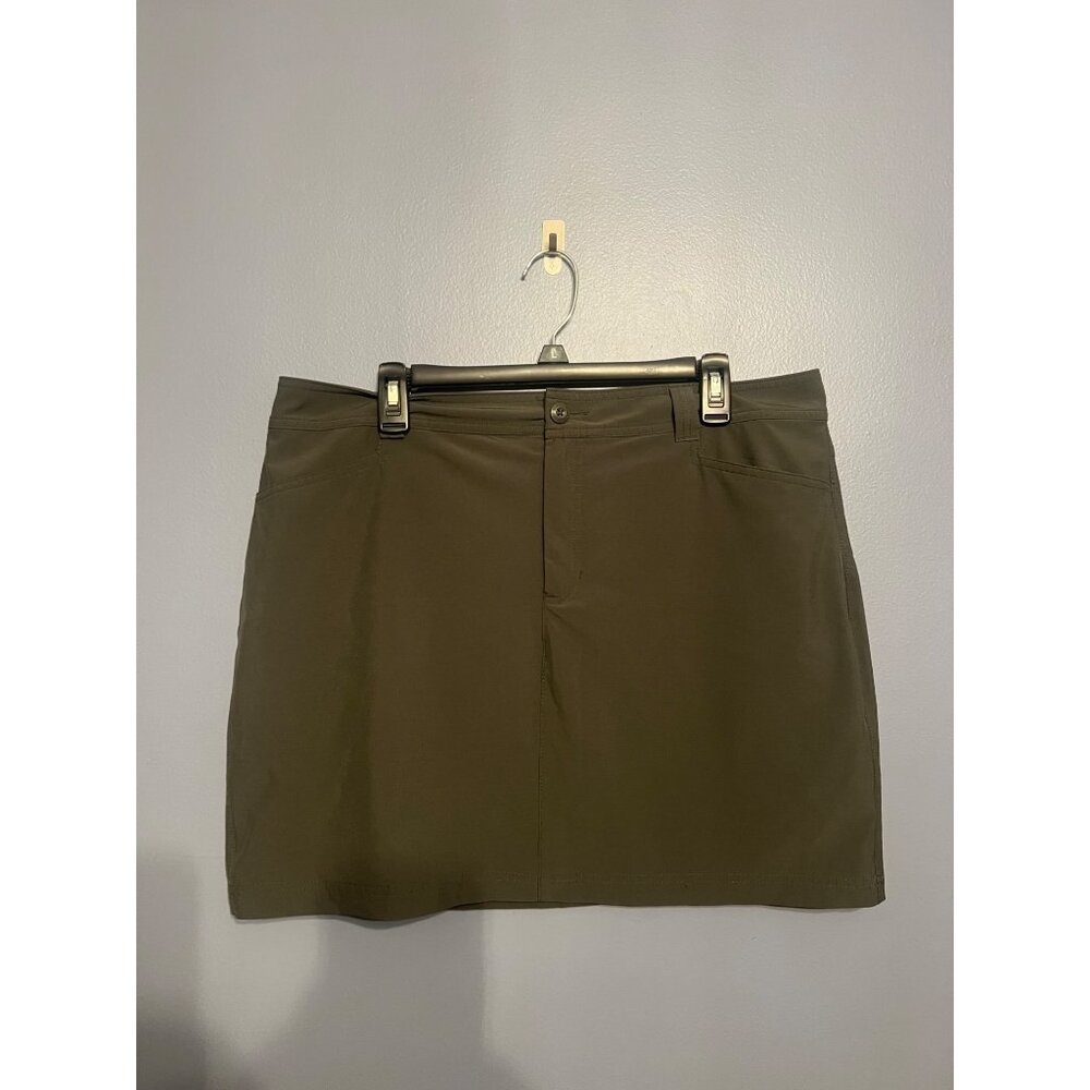 Women’s Eddie Bauer Charcoal Gray Skort SZ‎ 14 Outdoors, Hiking, Athletic